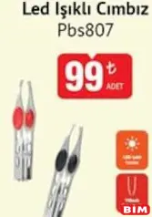 POLOSMART LED IŞIKLI CIMBIZ PBS807 fiyat ve kampanya bilgisi